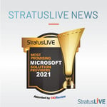 StratusLIVE Most Promising Microsoft Solution Provider 2021 